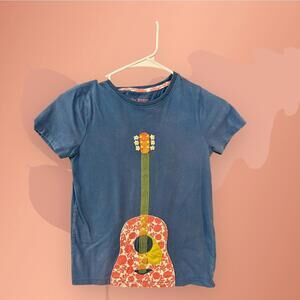 Mini Boden Big Applique T-Shirt - Size 9-10 Celebrity Pink Shorts Sz 10 Set